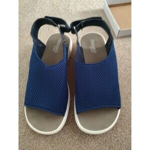 Ingaro Cove Navy Blue Mesh Slingback Sandals 8